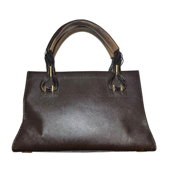 VBH Cruiser First Edition Vintage Brown Leather Satchel Top Handle Tote Bag - Picture 1 of 6